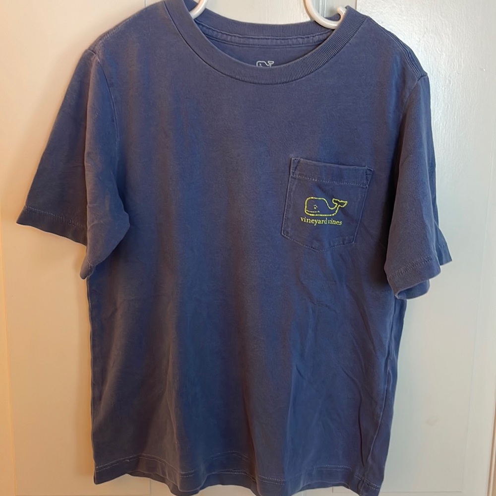 Vineyard Vines Blue & Neon Yellow TShirt